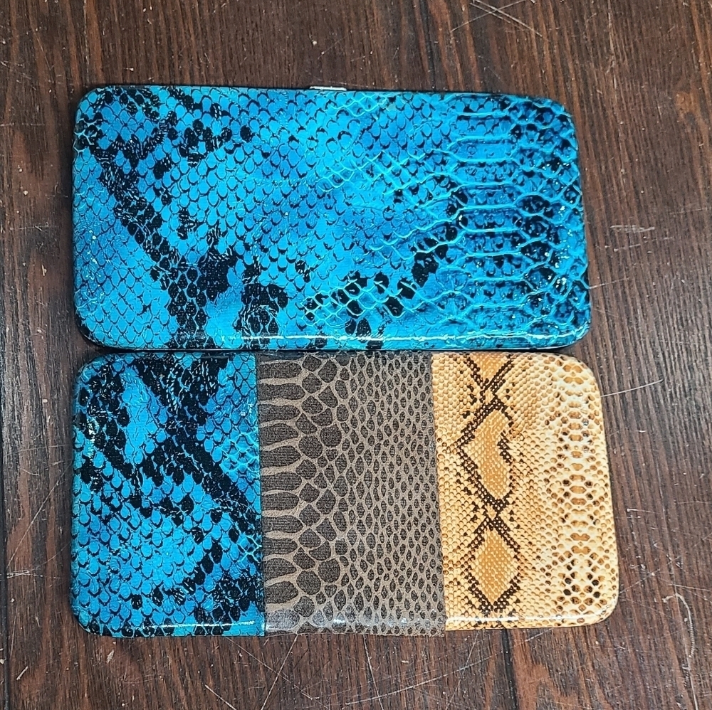 Animal Print Clutch Wallet